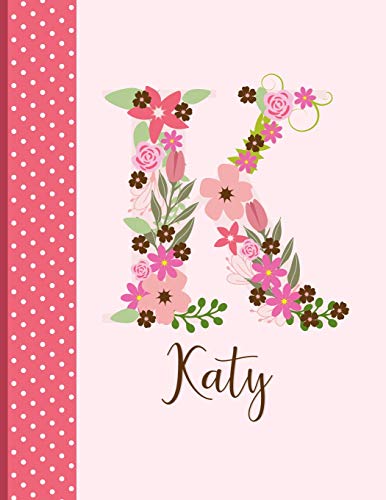 Katy: Monogrammed Personalized Lined Journal with Inspirational Quotes
